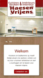 Mobile Screenshot of haesen-vrijens.be